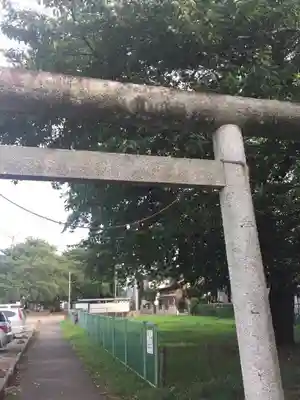 白山神社の鳥居
