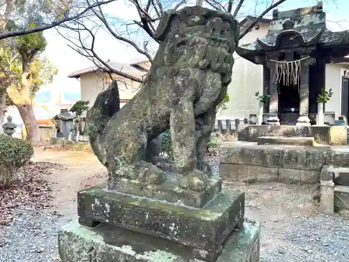 上津天満宮の狛犬