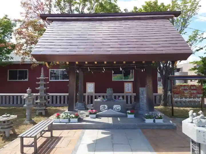新川皇大神社の手水舎