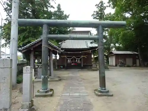 栢山神社の鳥居