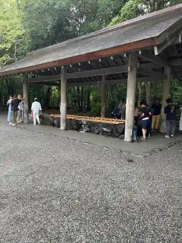 伊勢神宮内宮（皇大神宮）の手水舎