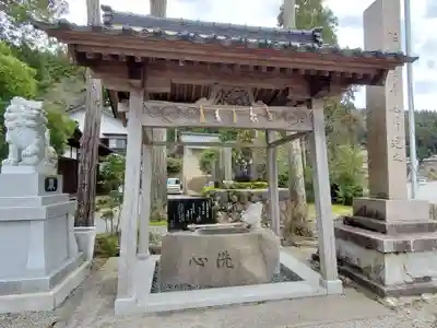 藤津比古神社の手水舎