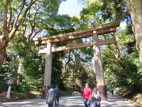 明治神宮の鳥居