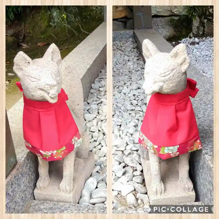 阿智神社の狛犬