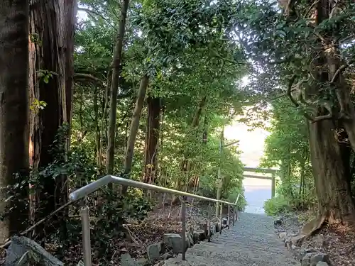 尾津神社の景色