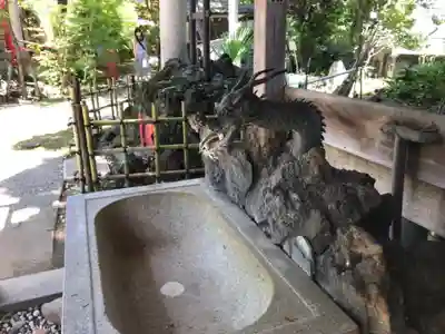 須賀神社の手水舎