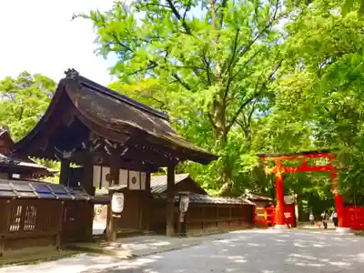 河合神社(鴨川合坐小社宅神社)の山門・神門