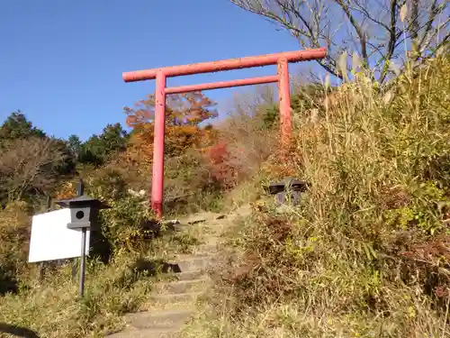 筑波山神社 女体山御本殿の鳥居