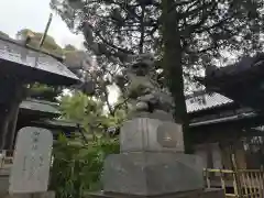 用賀神社の狛犬