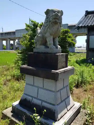 駒方神社の狛犬