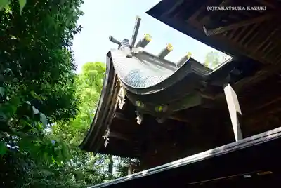 白旗神社の本殿・本堂