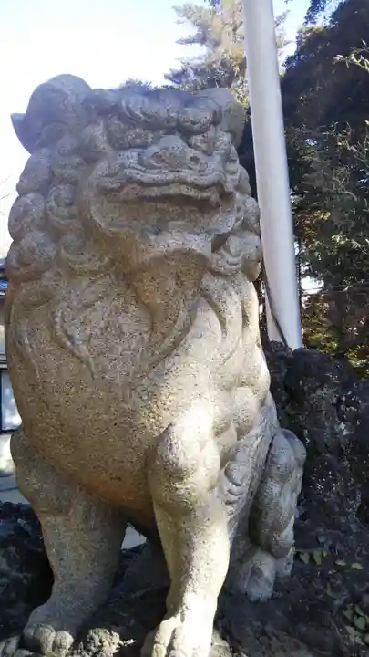 柏諏訪神社の狛犬