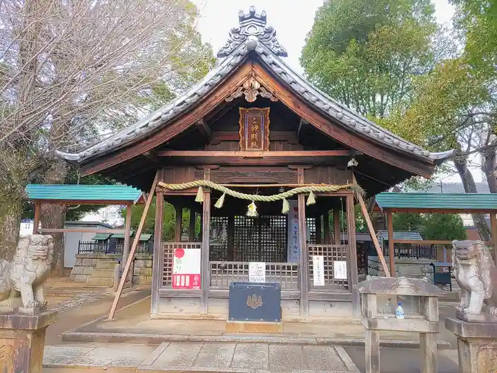 中山神明社の本殿・本堂