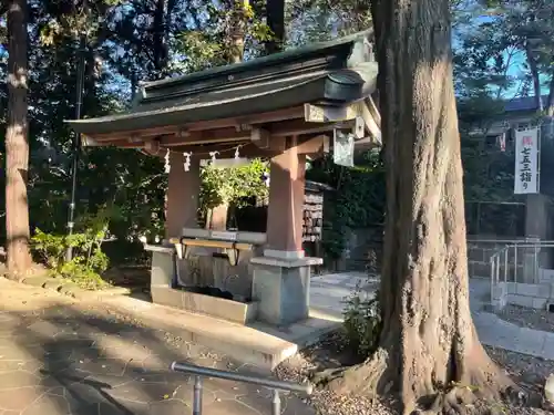 北澤八幡神社の手水舎