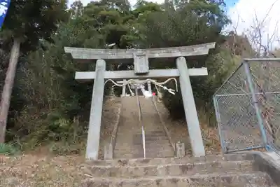 中倉神社の鳥居
