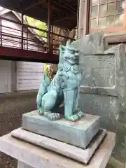 津田八幡神社の狛犬