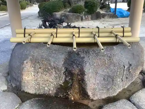 植田八幡宮の手水舎