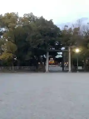 溝旗神社（肇國神社）の鳥居