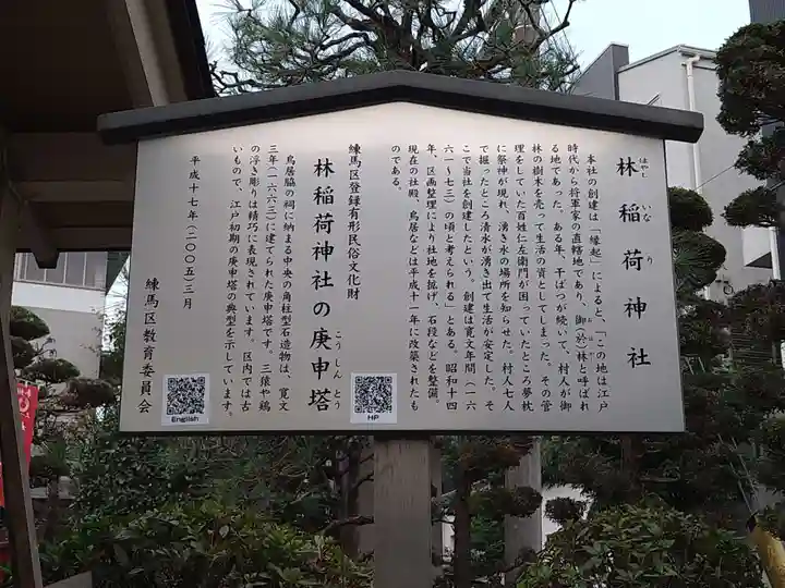 林稲荷神社(市杵島神社飛び地境内社)の歴史