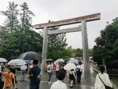 伊勢神宮内宮(皇大神宮)の鳥居