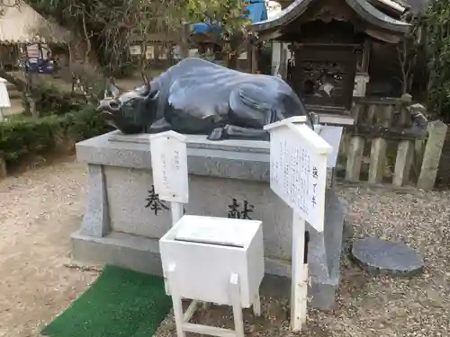 道明寺天満宮の狛犬