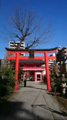 成子天神社の鳥居