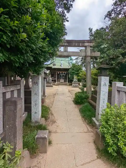 野火止氷川神社の鳥居