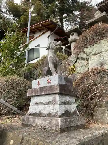 三峯神社の狛犬