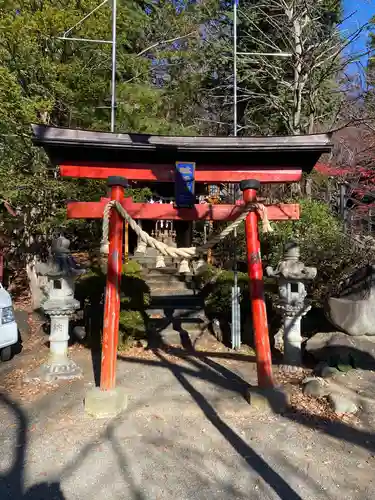 新倉富士浅間神社の鳥居