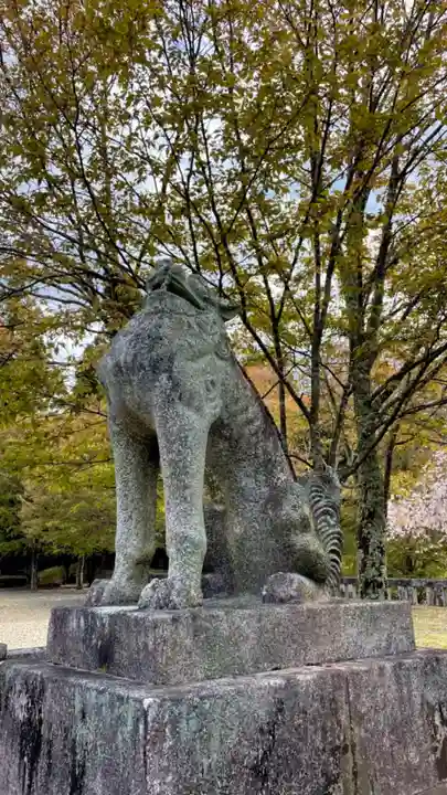 吉野神宮の狛犬
