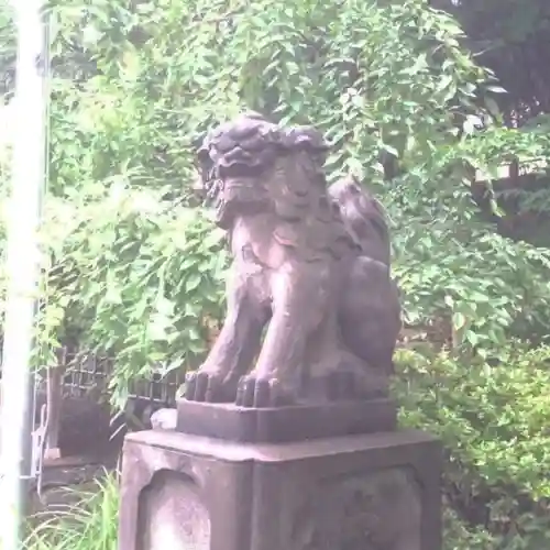 市谷亀岡八幡宮の狛犬