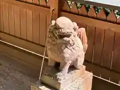 白山神社の狛犬