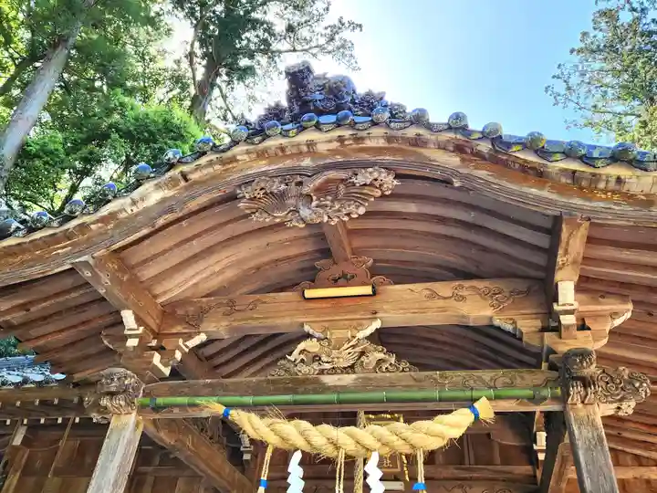 與位神社の本殿・本堂