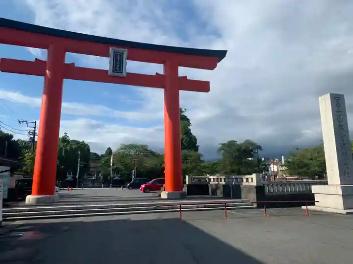 富士山本宮浅間大社の鳥居
