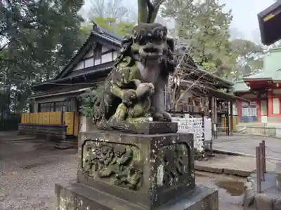 世田谷八幡宮の狛犬