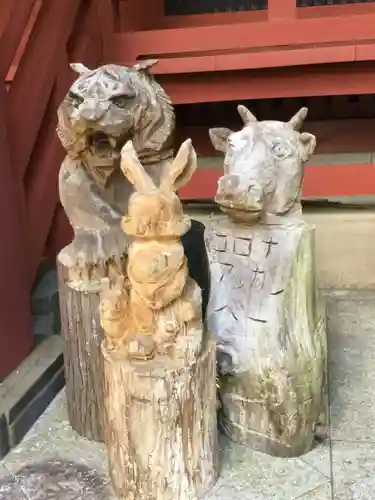 富士山東口本宮 冨士浅間神社の狛犬