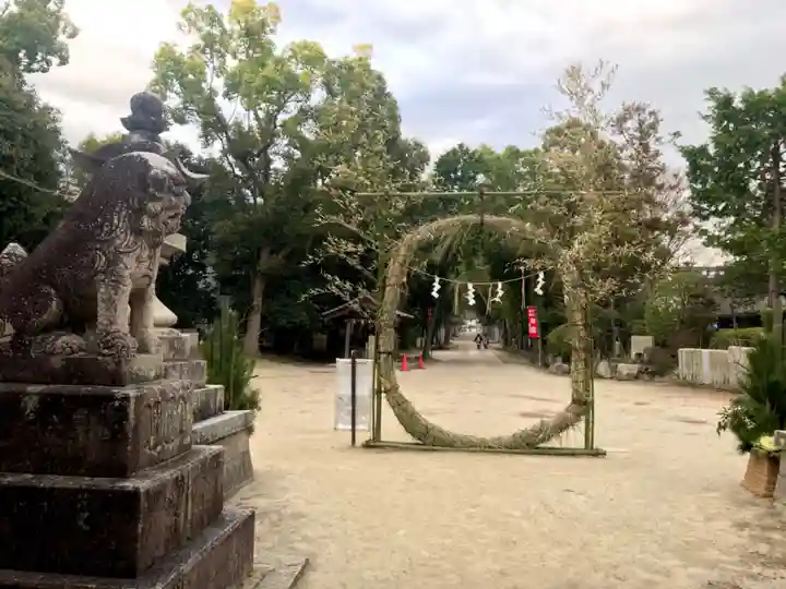 錦織神社の狛犬