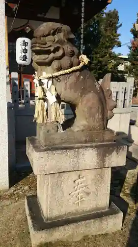 伊居太神社の狛犬