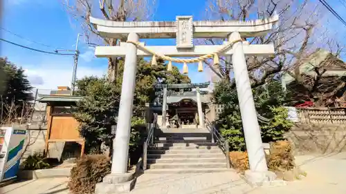 鳩ヶ谷氷川神社の鳥居