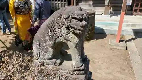 宮川熊野神社の狛犬