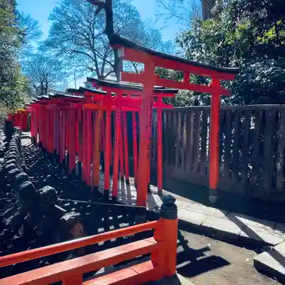 根津神社の鳥居