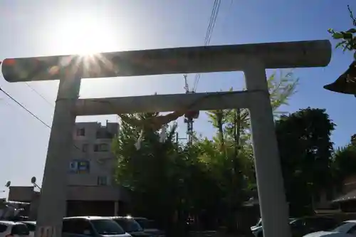 阿邪訶根神社の鳥居