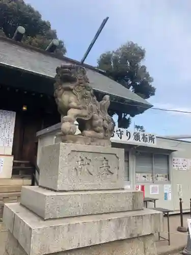 所澤神明社の狛犬