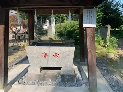 上之村神社の手水舎