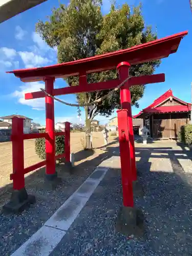 女体神社の鳥居