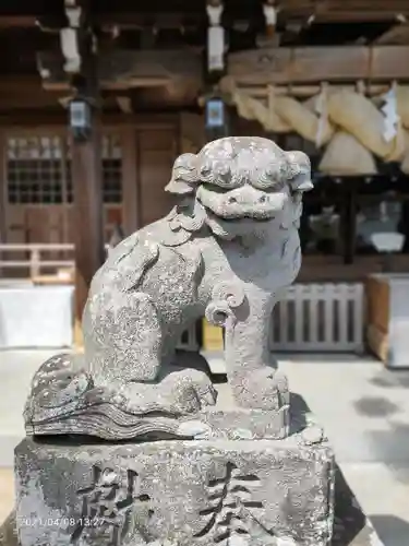 相模国総社六所神社の狛犬