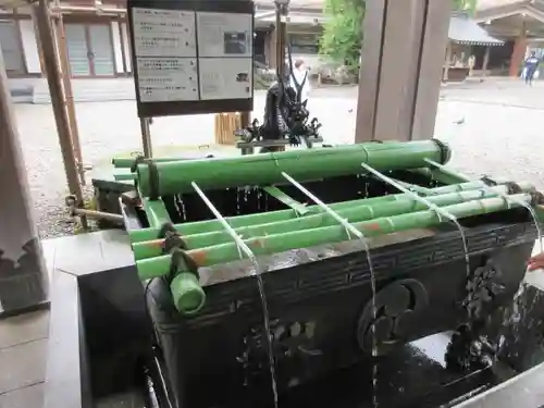 宇都宮二荒山神社の手水舎