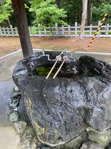 鷹栖神社の手水