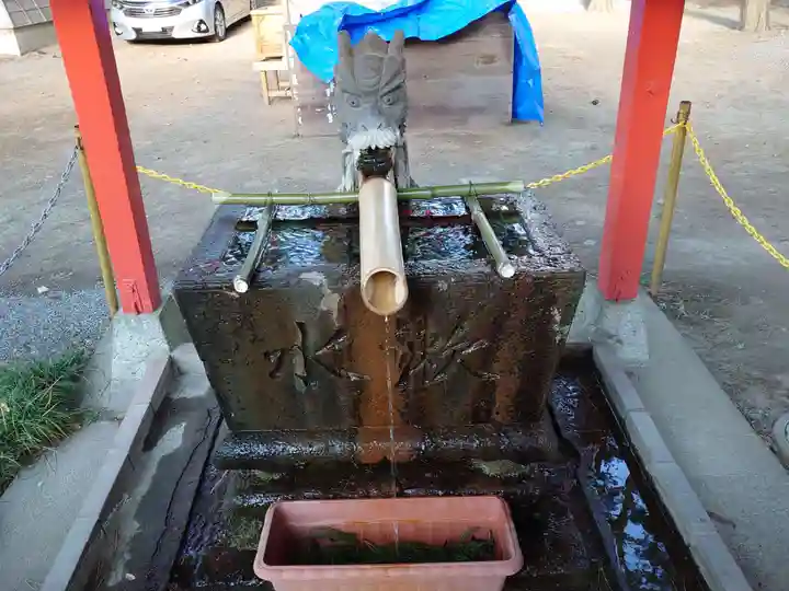 開運招福 飯玉神社の手水舎