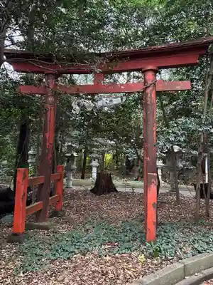 道野辺八幡宮の鳥居